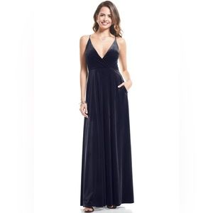 sachin and babi light blue dress Modest Bridesmaid Dresses – Emdresses main image 1